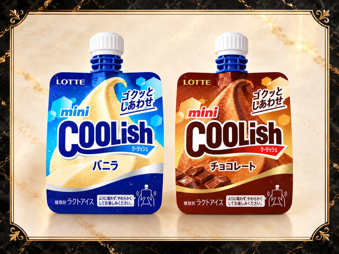 ミニ クーリッシュのバニラとチョコレート